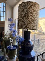 Lampenkap, Haagse Bluf, groen/blauw vlekken print