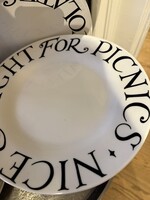 Emma, Melamine Dinner Plate Black Toast