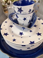 Emma, Blue star Melamine, Plate