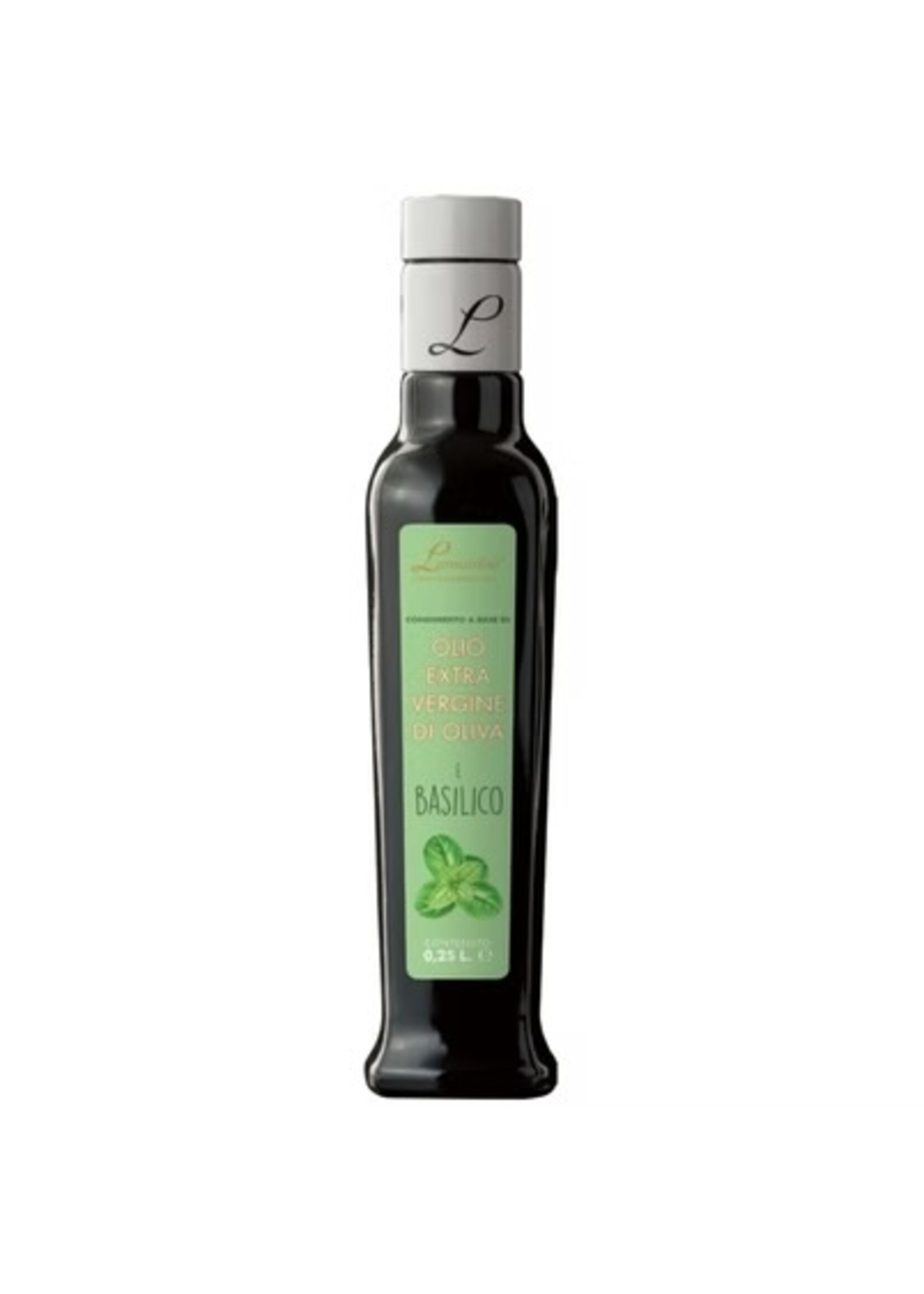 Olijfolie extra vergine met Basilico, 250ml, fles