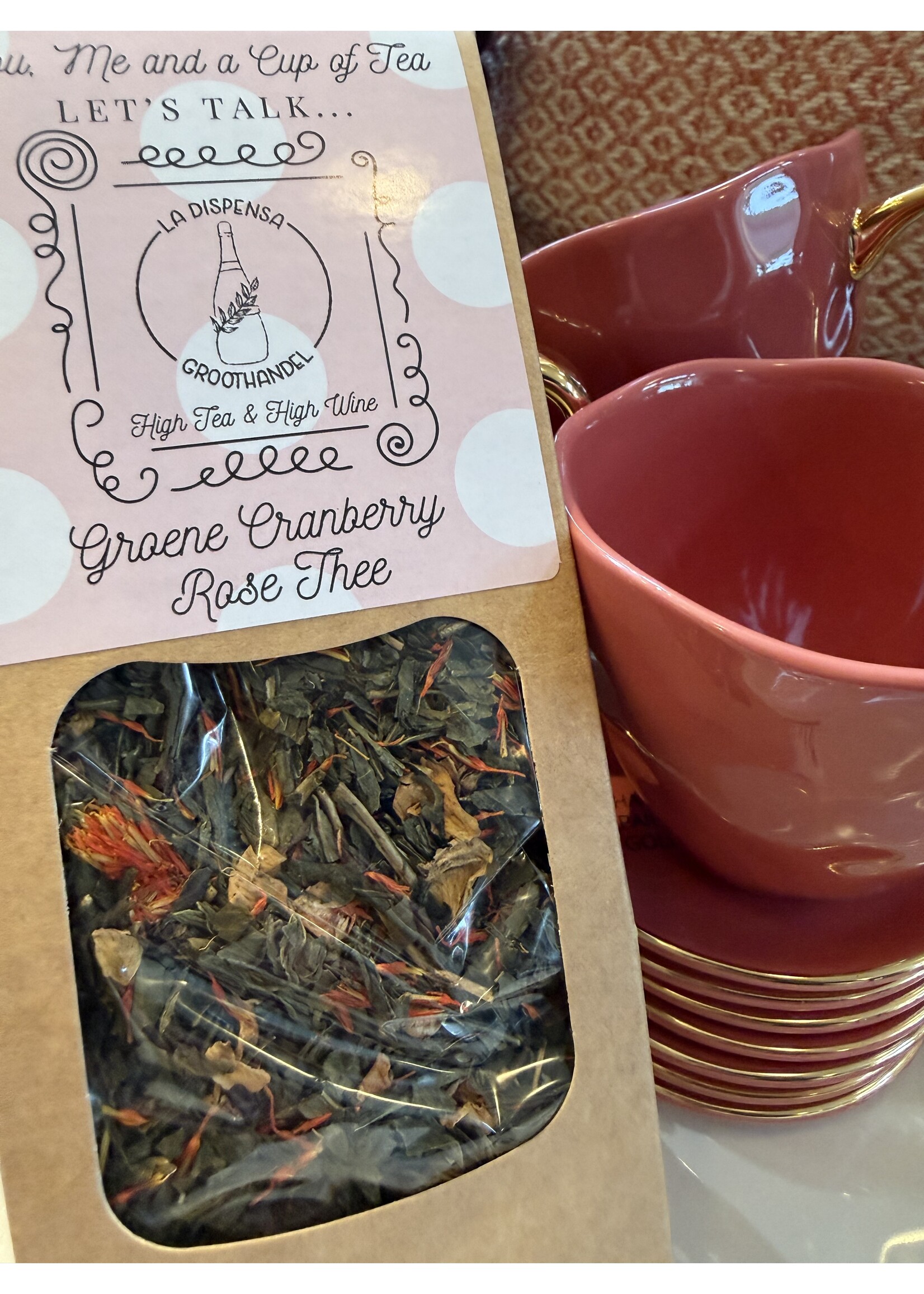 Pakket, Theepakket, searoop magnolia, thee, thee-ei, spekjes