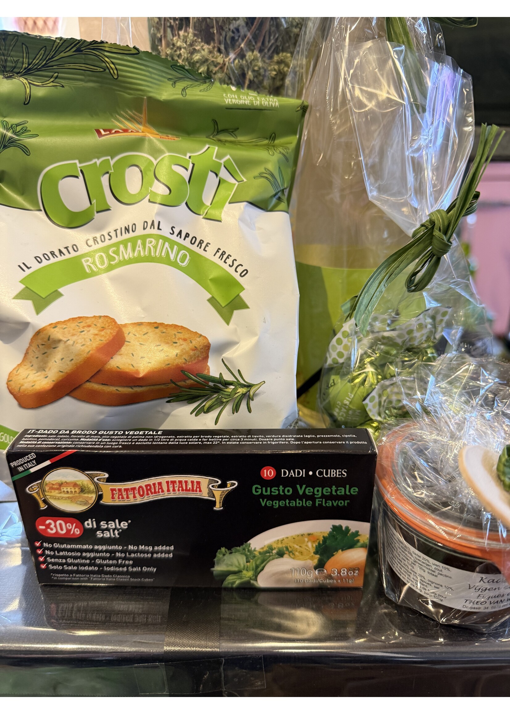 Pakket, Culinaire box - Prodotto Italiano, zwarte verpakking