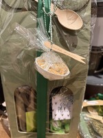 Pakket, Italiaans food & wijnpakket, karton groen draagtas