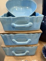 Ovenschaal, Moove - Lagon blue rechthoek 32x22x8