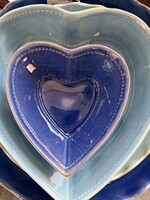 Ovenschaal, Love - Hart blue lagoon 25x7.5