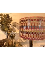 Lampenkap, Magenta On gold, 35x35x22