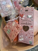 Pakket, Roze Hart, ovenschaal,  thee pakket verpakt in doos