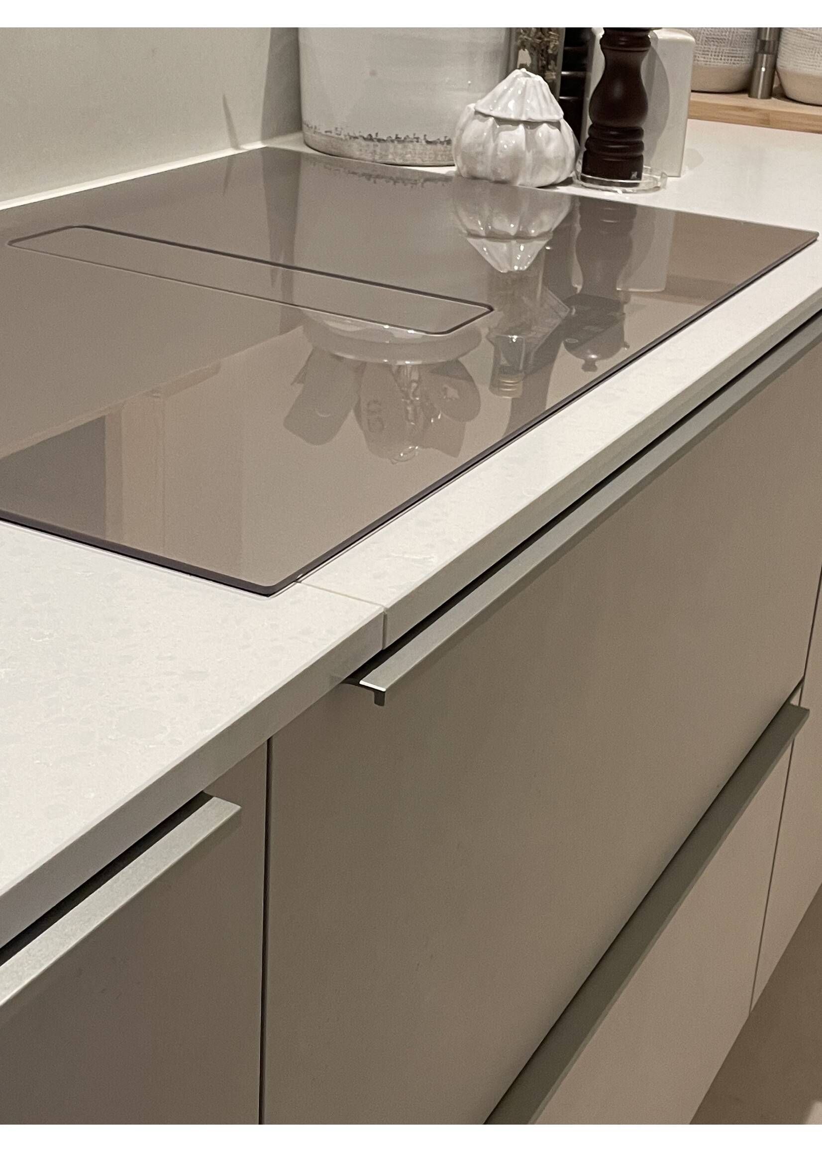 Kookplaat en afzuiging, de Peyto, Champagne Gold, 80x52 cm