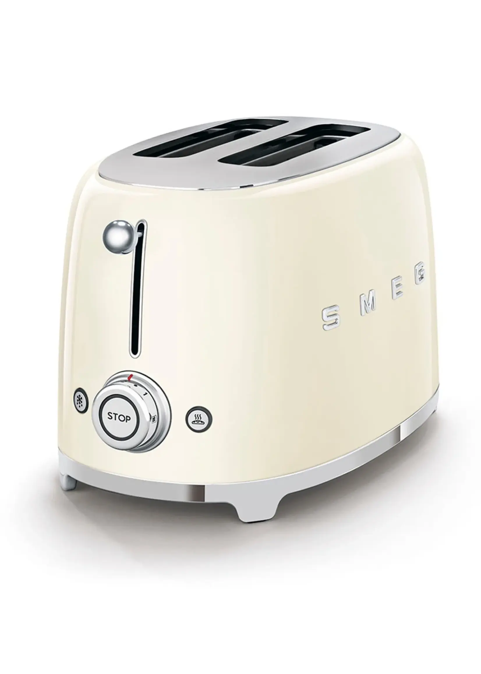 Smeg, Broodrooster, 50's Style,  2 sneden, Crème