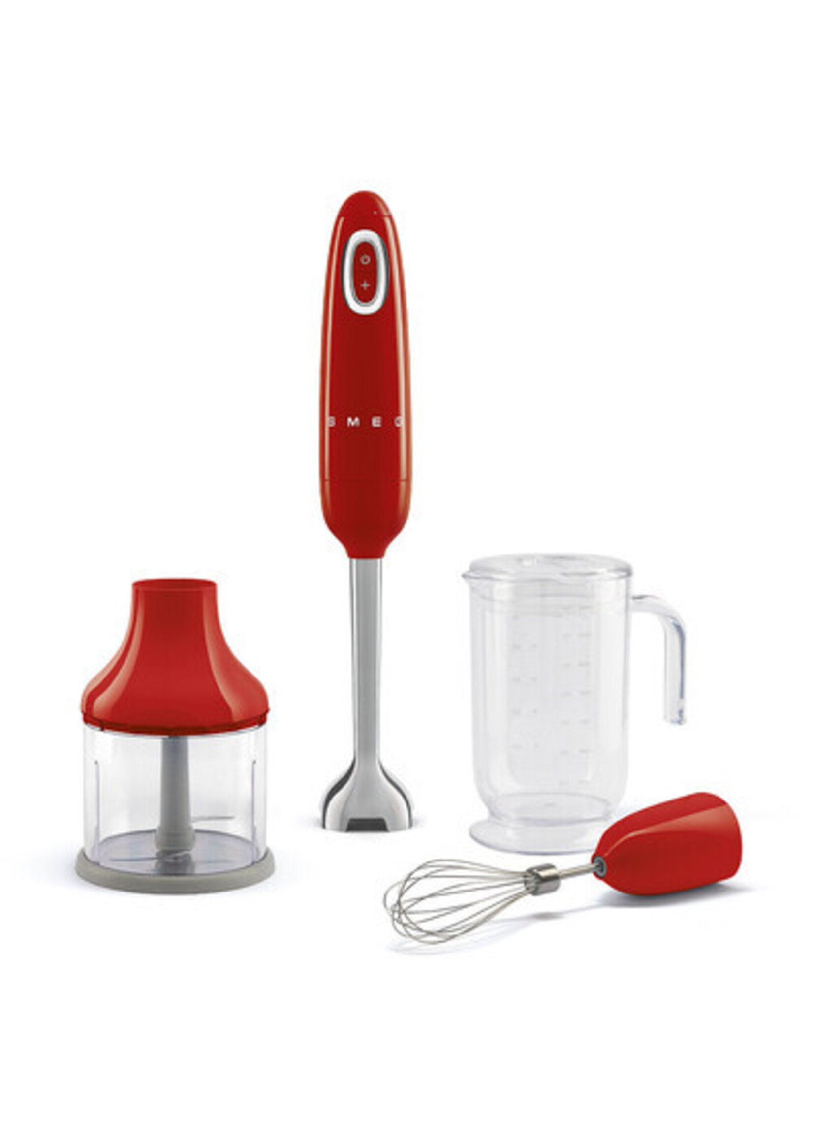 Smeg Smeg, Staafmixer, 50's Style,  Set Rood Accessoires