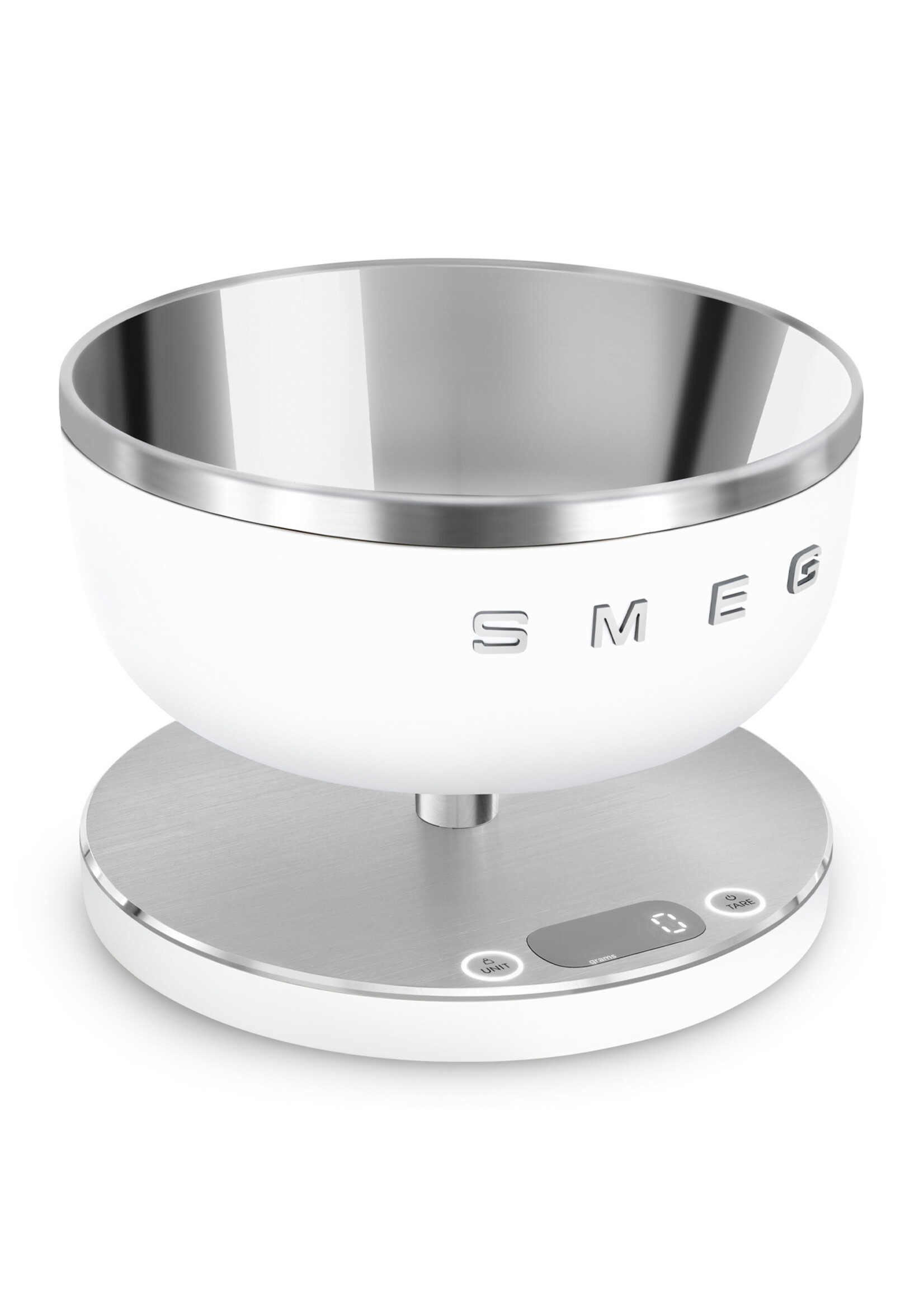 Smeg, Digitale Keukenweegschaal, Mat Wit