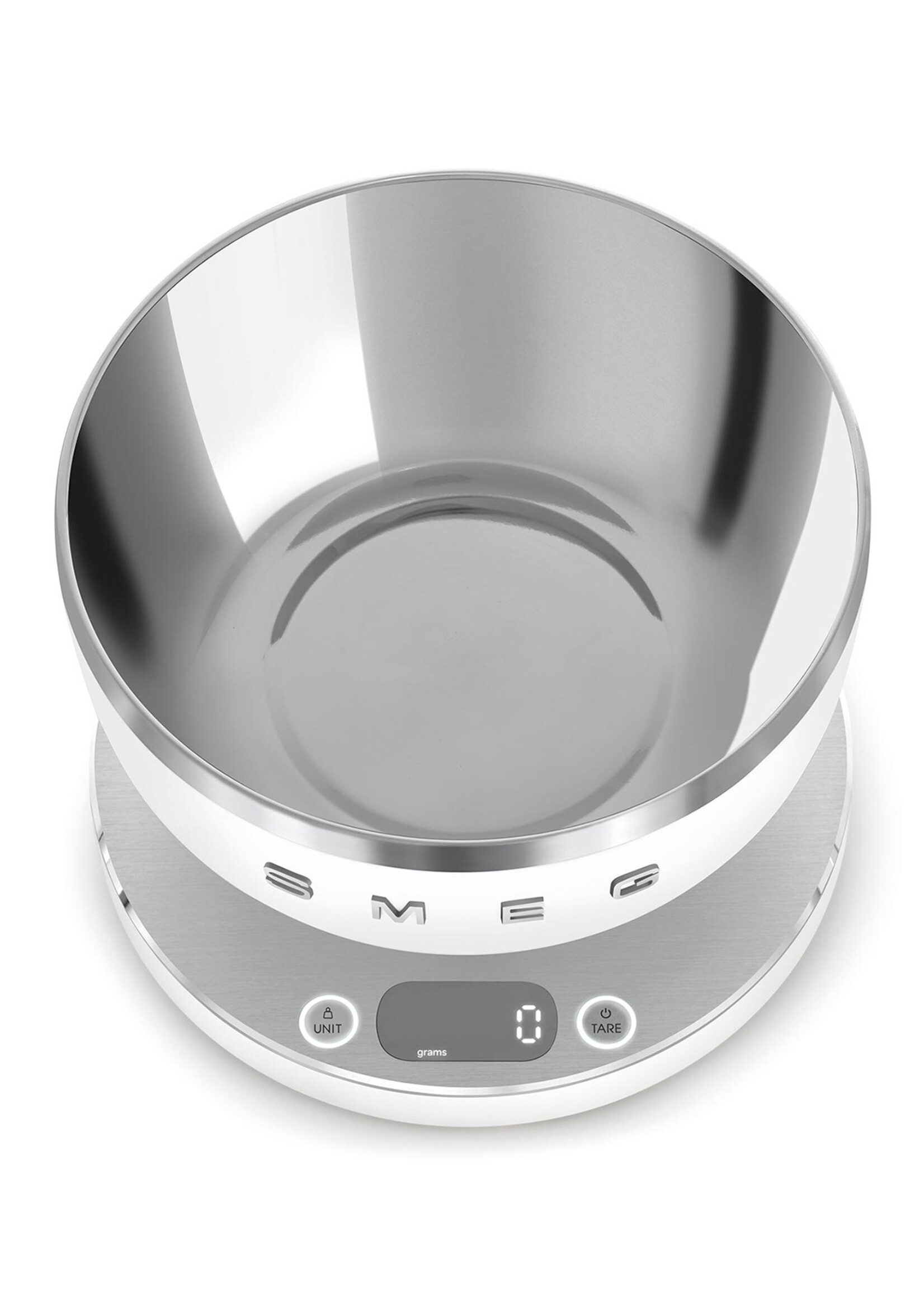 Smeg, Digitale Keukenweegschaal, Mat Wit