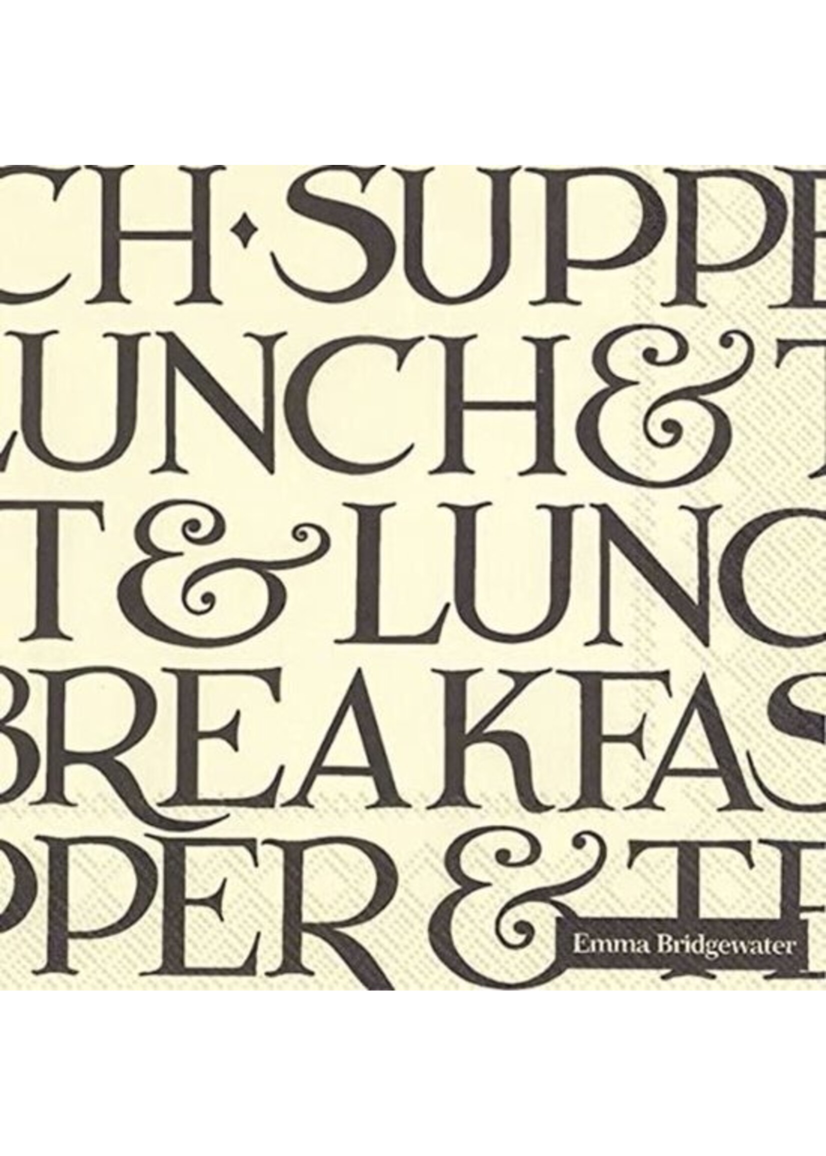 Emma, Servet lunch Black Toast Table
