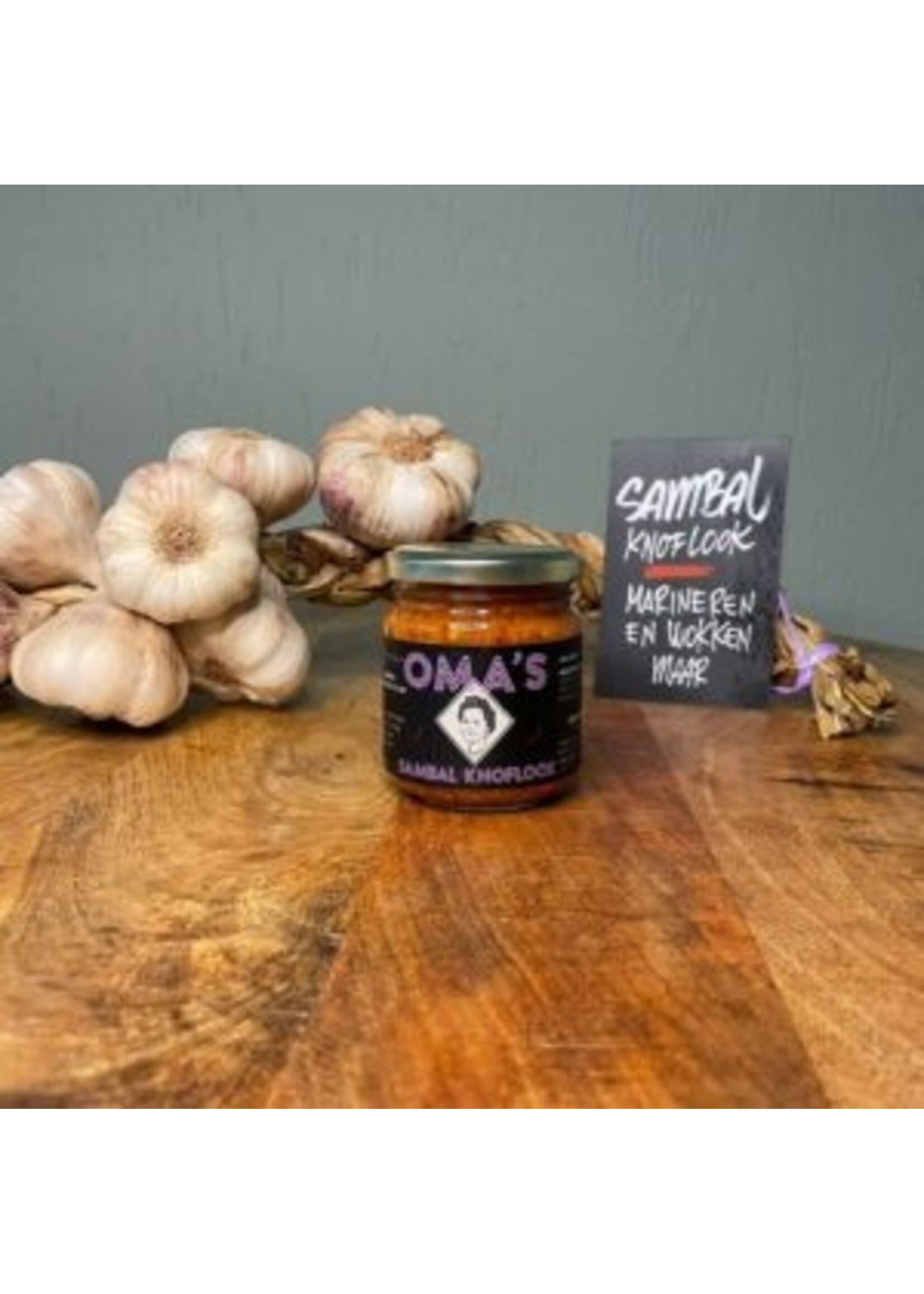 Sambal Knoflook, kleine pot, 'uno's kitchen'