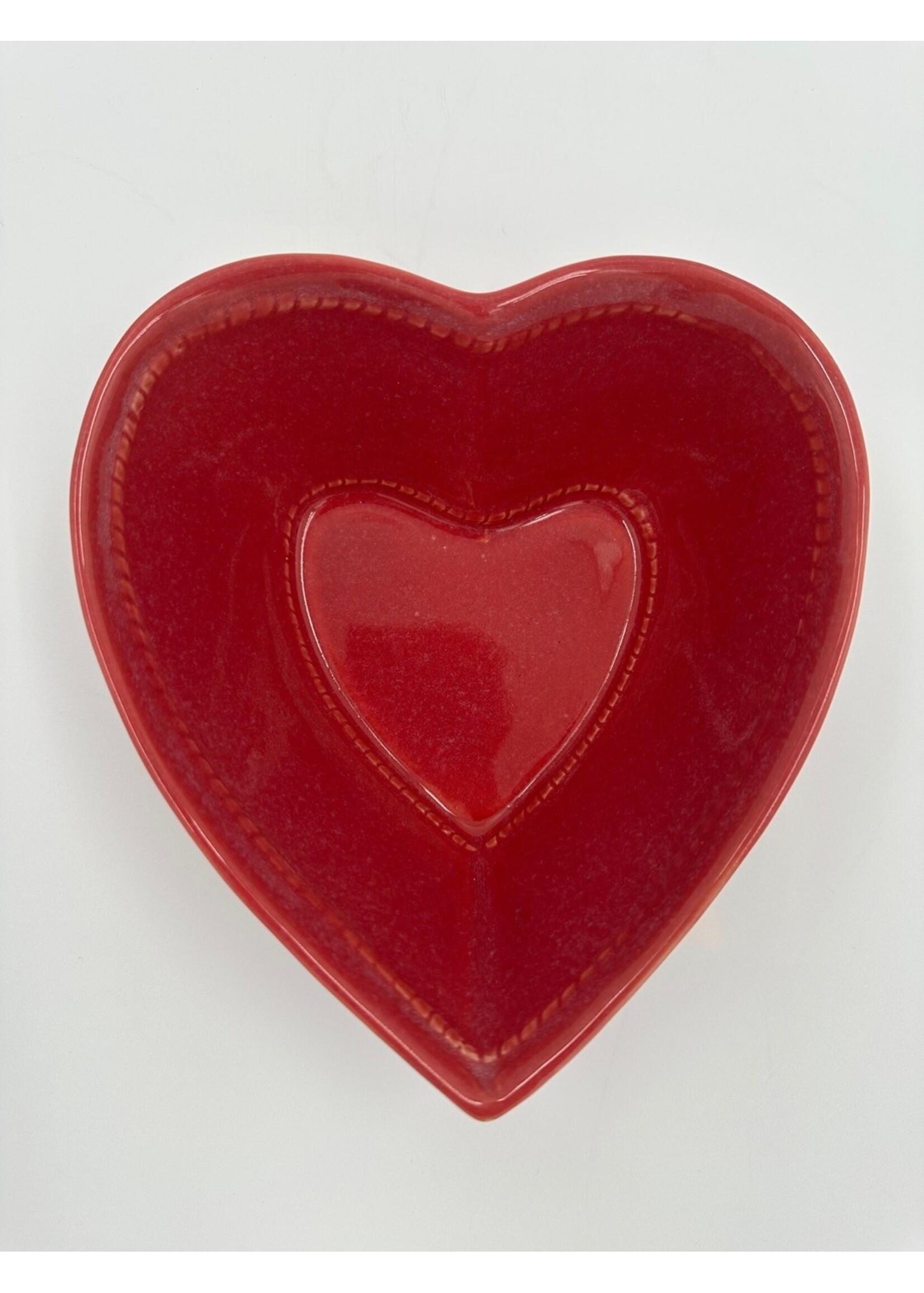 Love, Ovenschaal - Hart  16x6.5 Rouge  cendre
