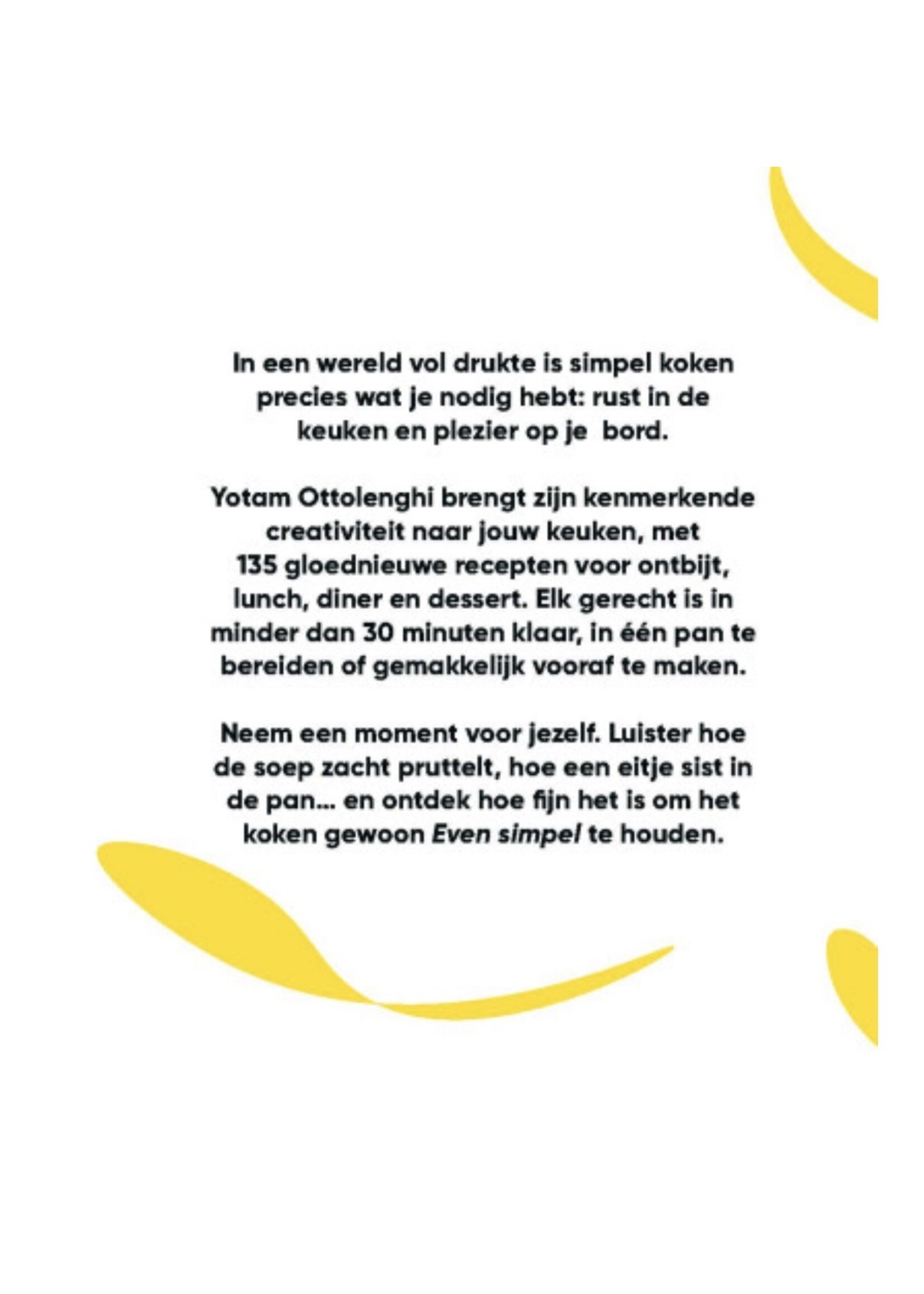 Ottolenghi ‘Even Simpel’ Kookboek leuk verpakt!