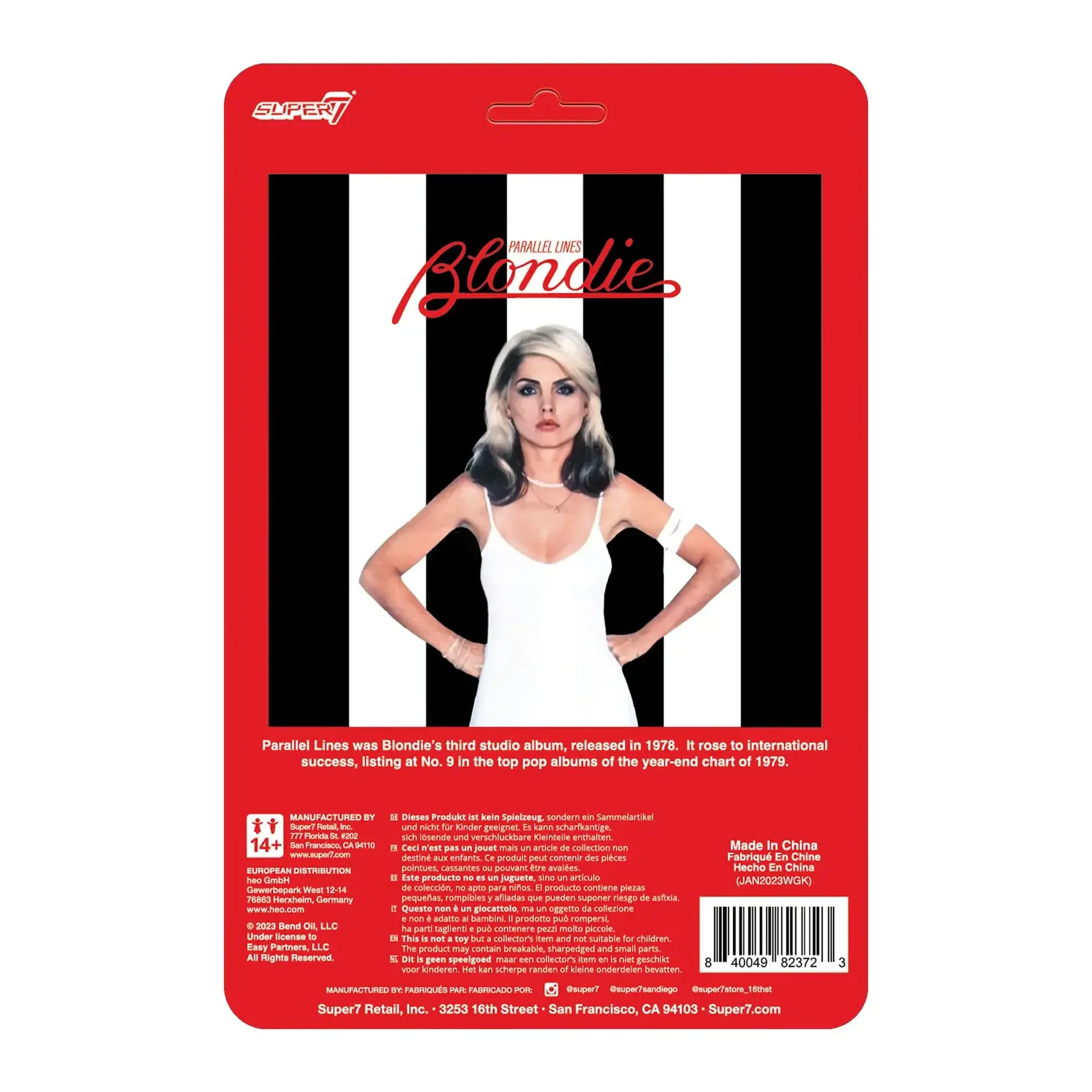 Blondie ReAction Figure - Debbie Harry (Parallel Lines)