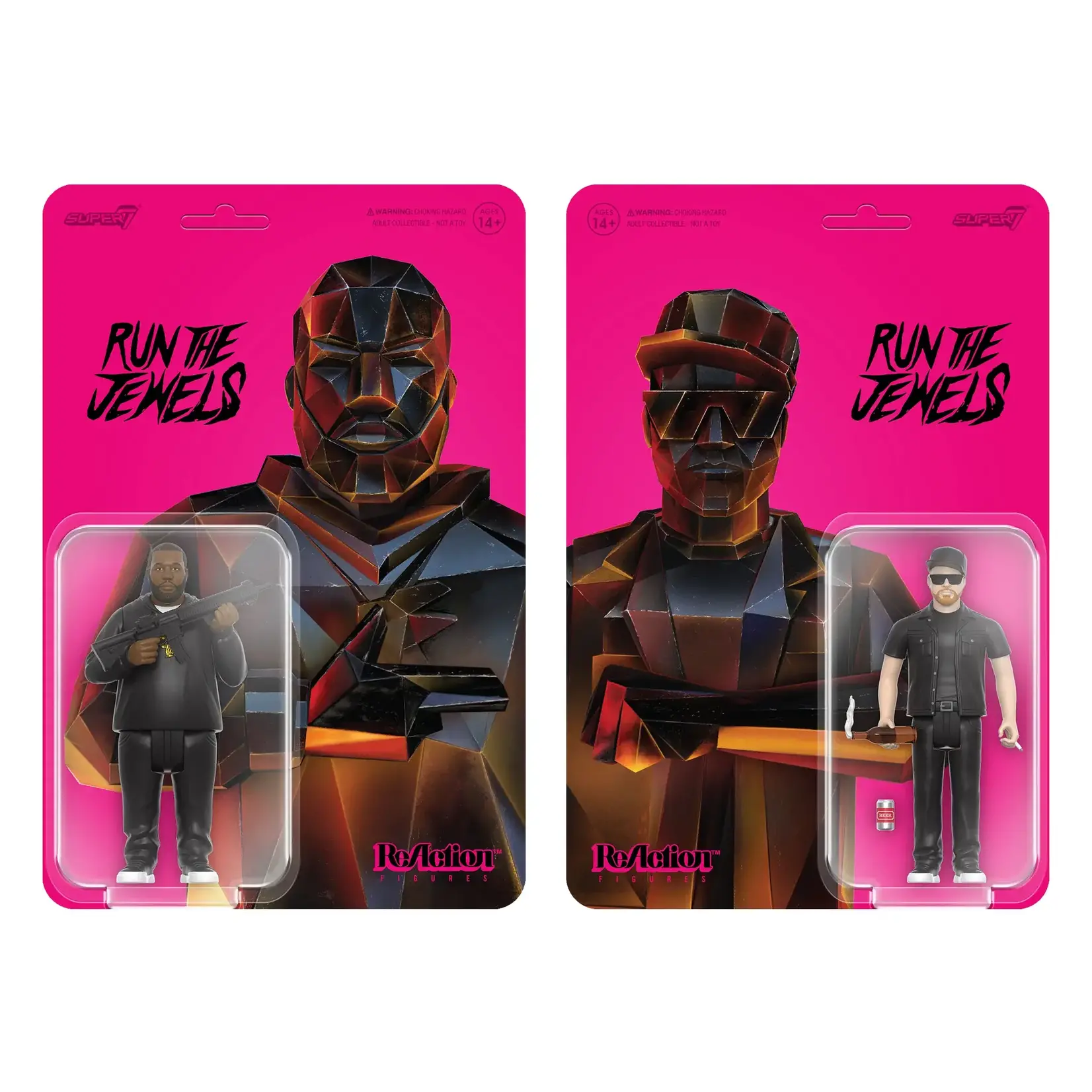 Run the Jewels ReAction Figures Wave 2 Set - Dangerous Killer Mike and El-P