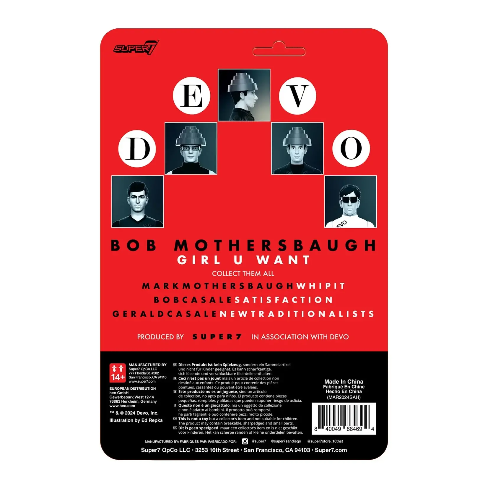 Devo ReAction Figure Wave 04 - Bob Mothersbaugh (The Girl U Want)