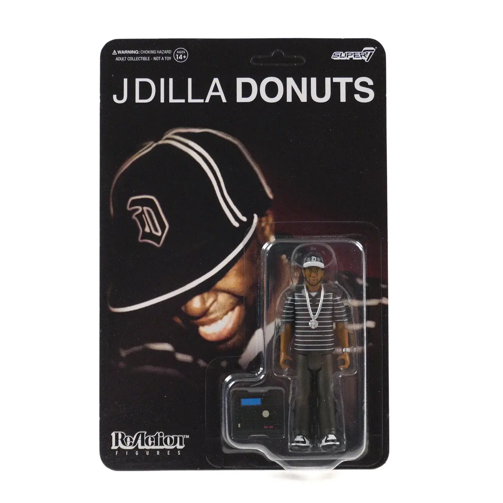 J Dilla ReAction Figures Wave 1 J Dilla (Donuts - Smile Album Cover)