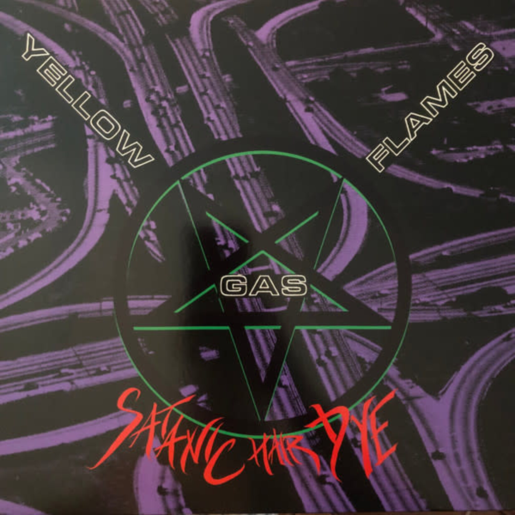 Yellow Gas Flames – Satanic Hair Dye