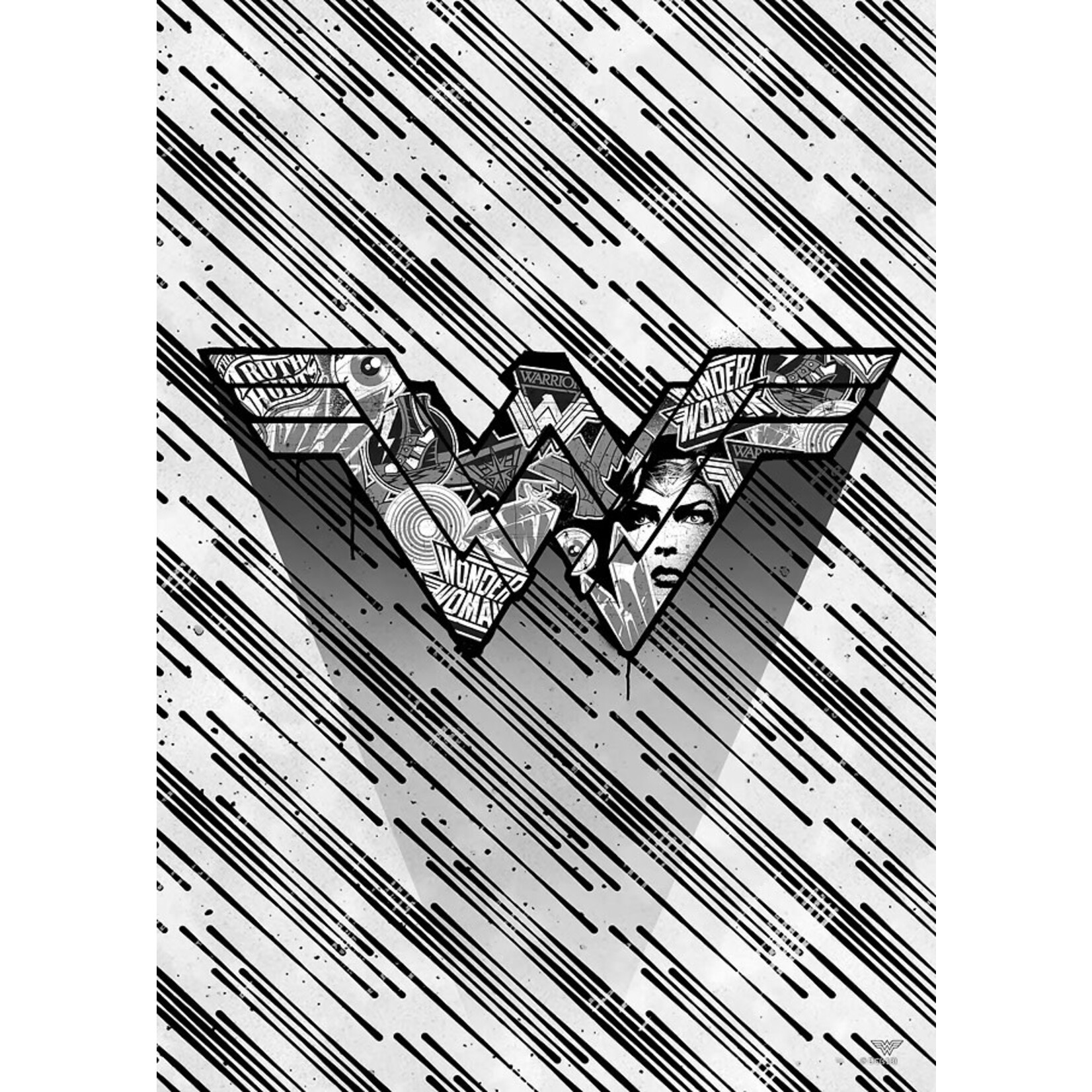 DC Comics - Symbols Of Hope - Noir (45x32)