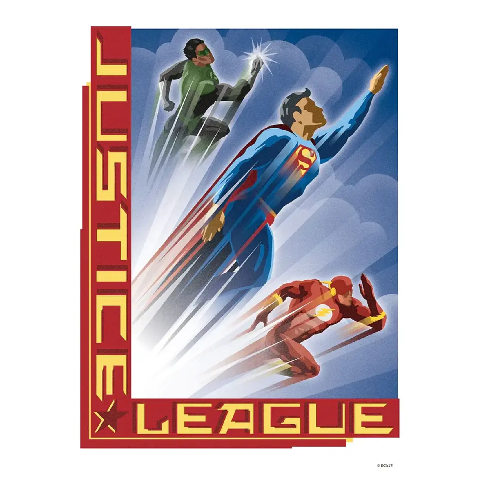 DC Comics - Justice League Retro - Heroic Age (45x32)