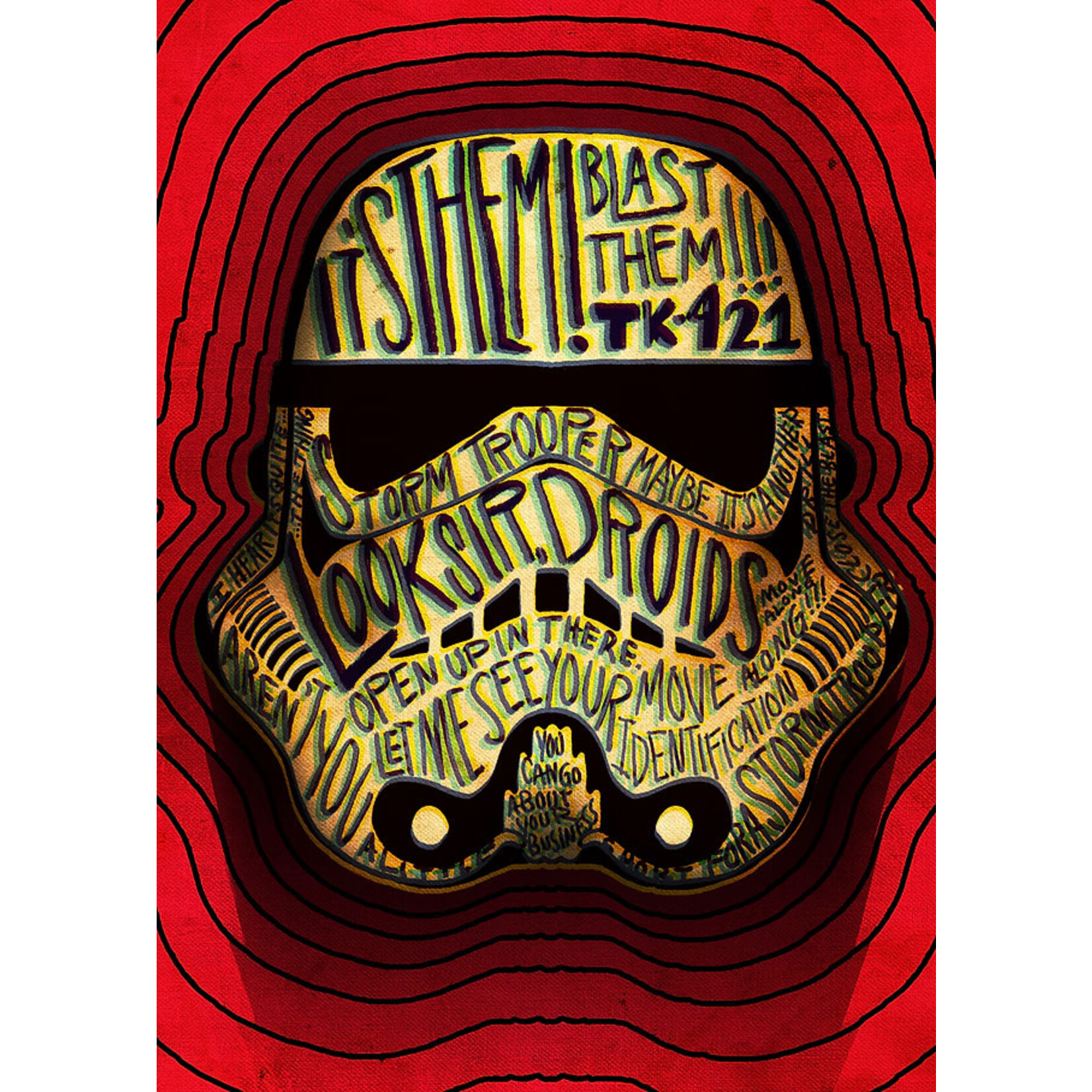 Star Wars - Masked Stormtroopers - Quoted (45x32)