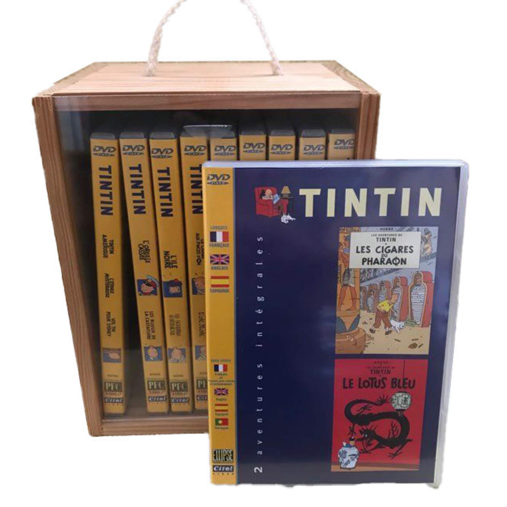 Tintin (Wooden Box 10 DVD)
