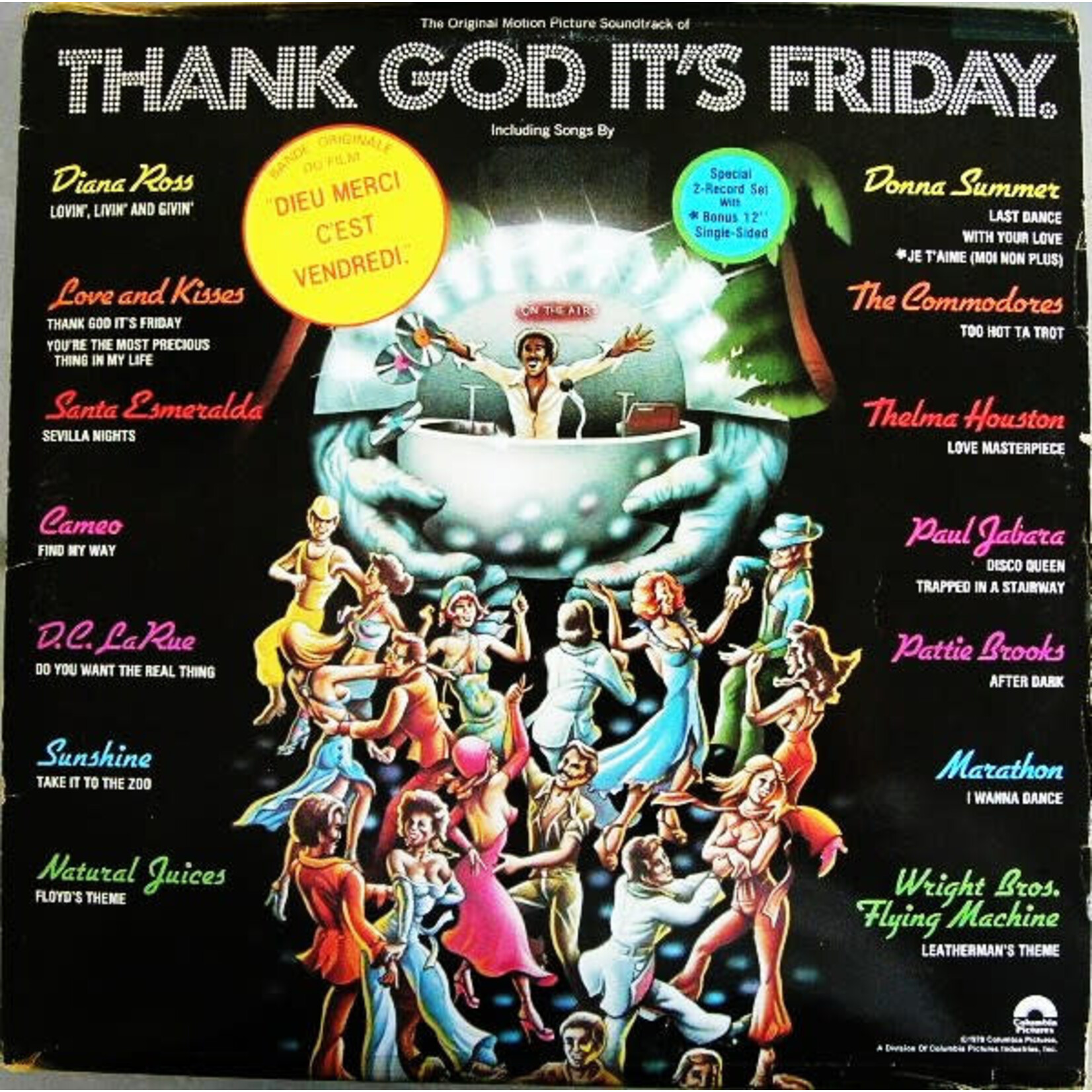 Various – Thank God It's Friday (The Original Motion Picture Soundtrack) (VG)