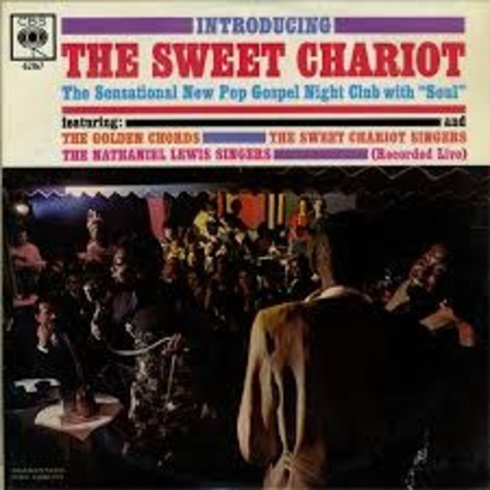 Various – Introducing The Sweet Chariot The Sensational New Pop Gospel Night Club With Soul Recorded Live (VG)