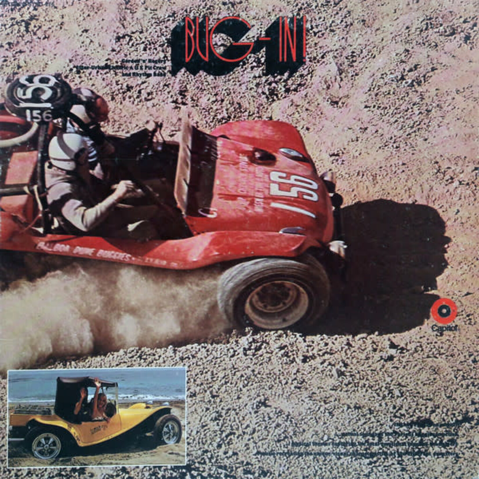 Gordon 'N' Rogers Inter-Urban Electric A & E Pit Crew And Rhythm Band – Bug-In! (The Sounds And Music Of The Dune Buggies) (VG)