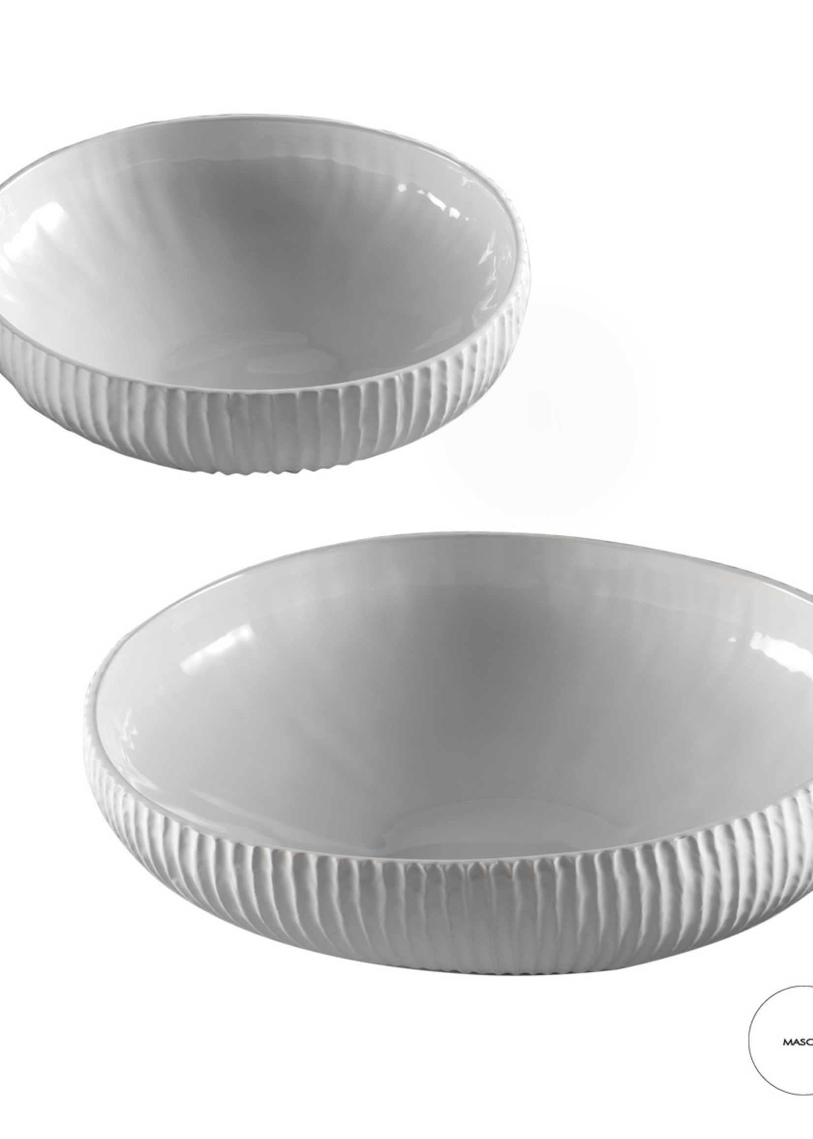 Mascagni O1419 Set 2 Bowl - Col.White