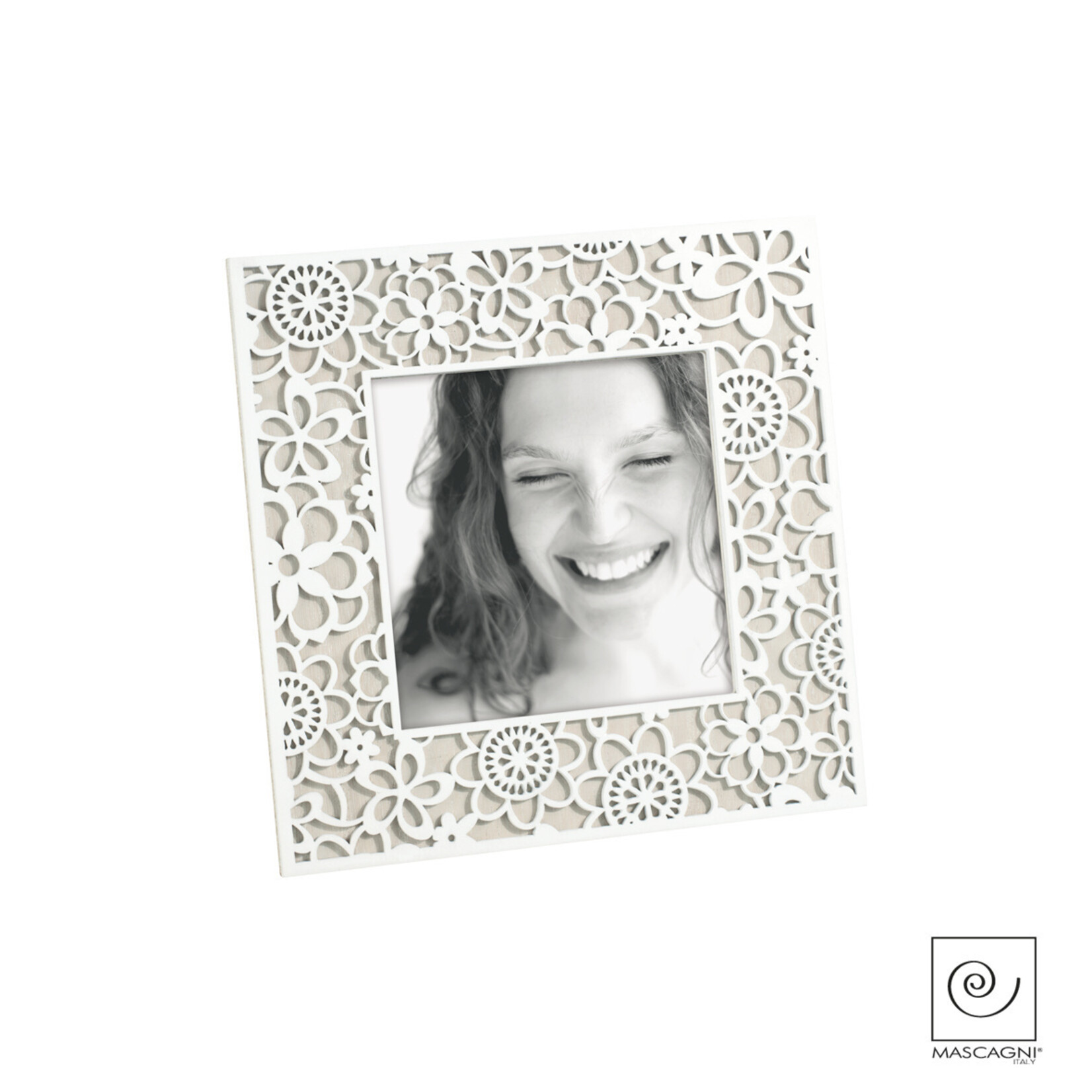 Mascagni A772 Photo Frame 13X13 - Col. White