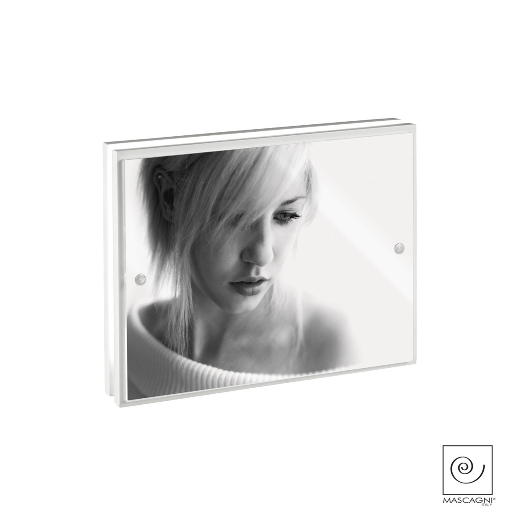 Mascagni A796 Photo Frame Led 15X20 - Col. White