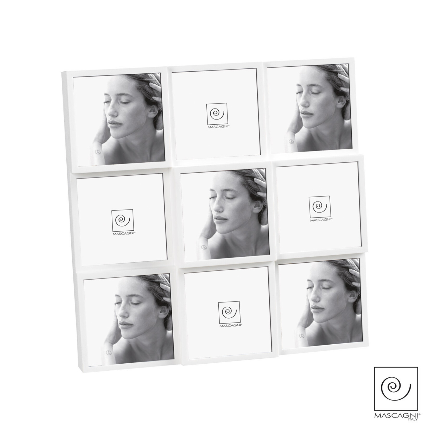 Mascagni A907 Multiple Frame 9 Photos Col.White