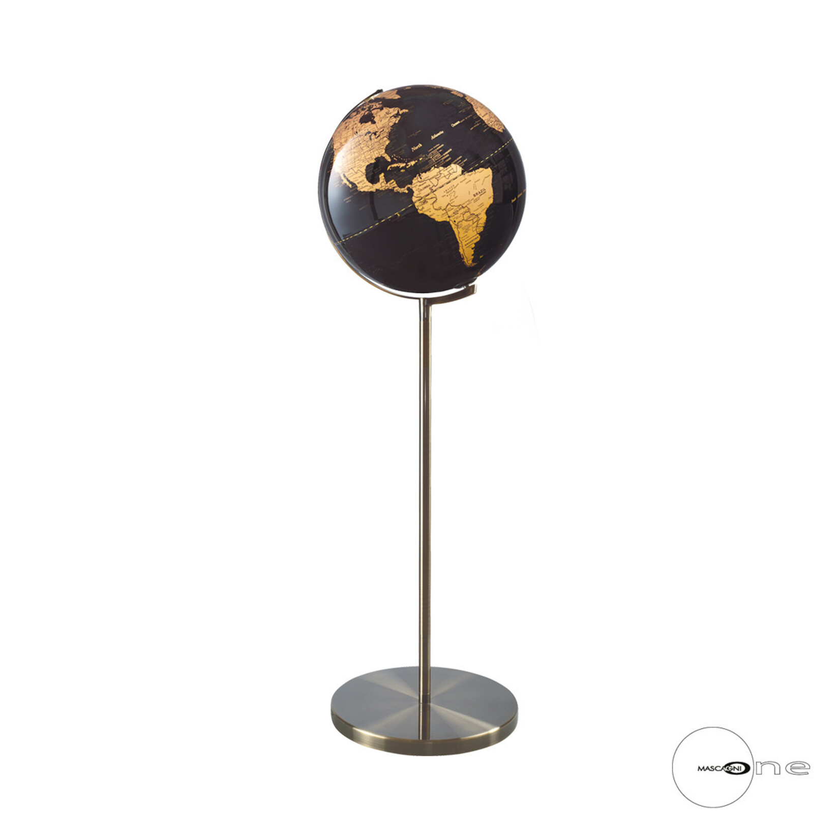 Mascagni O1244 Illuminated Globe - Col. Copper