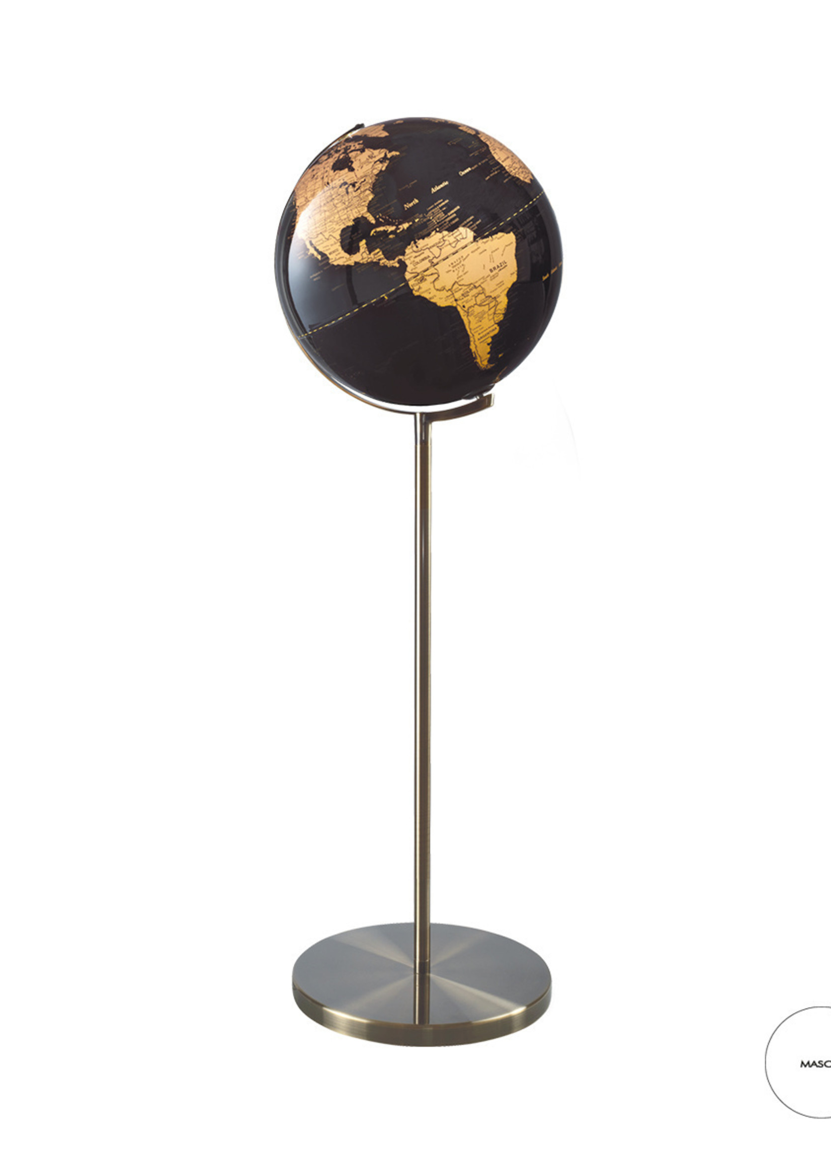 Mascagni O1244 Illuminated Globe - Col. Copper