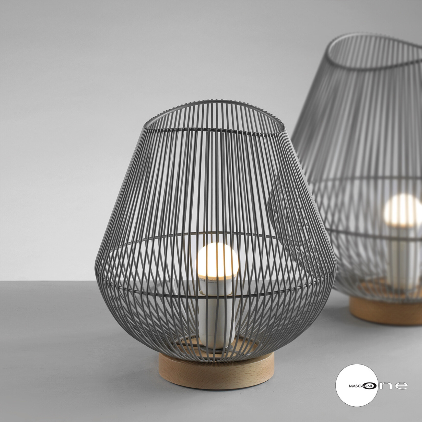 Mascagni O1552 Lamp Diam.26 - Col.Grey