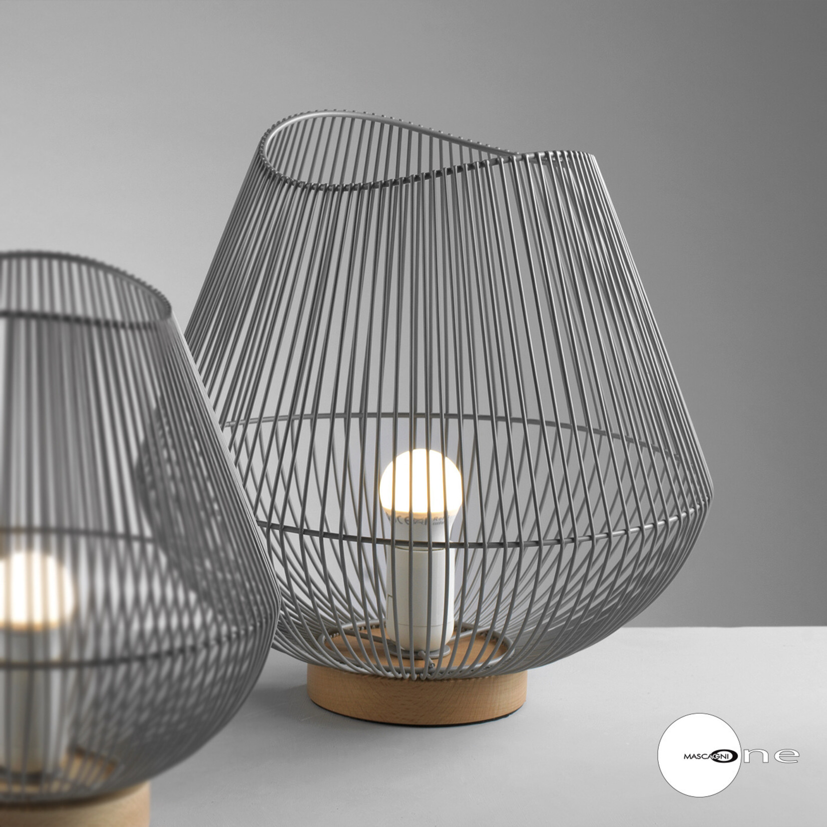 Mascagni O1553 Lamp Diam.31,5 - Col.Grey