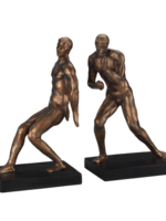Mascagni PAIR BOOKSTOOP COL.BRONZE