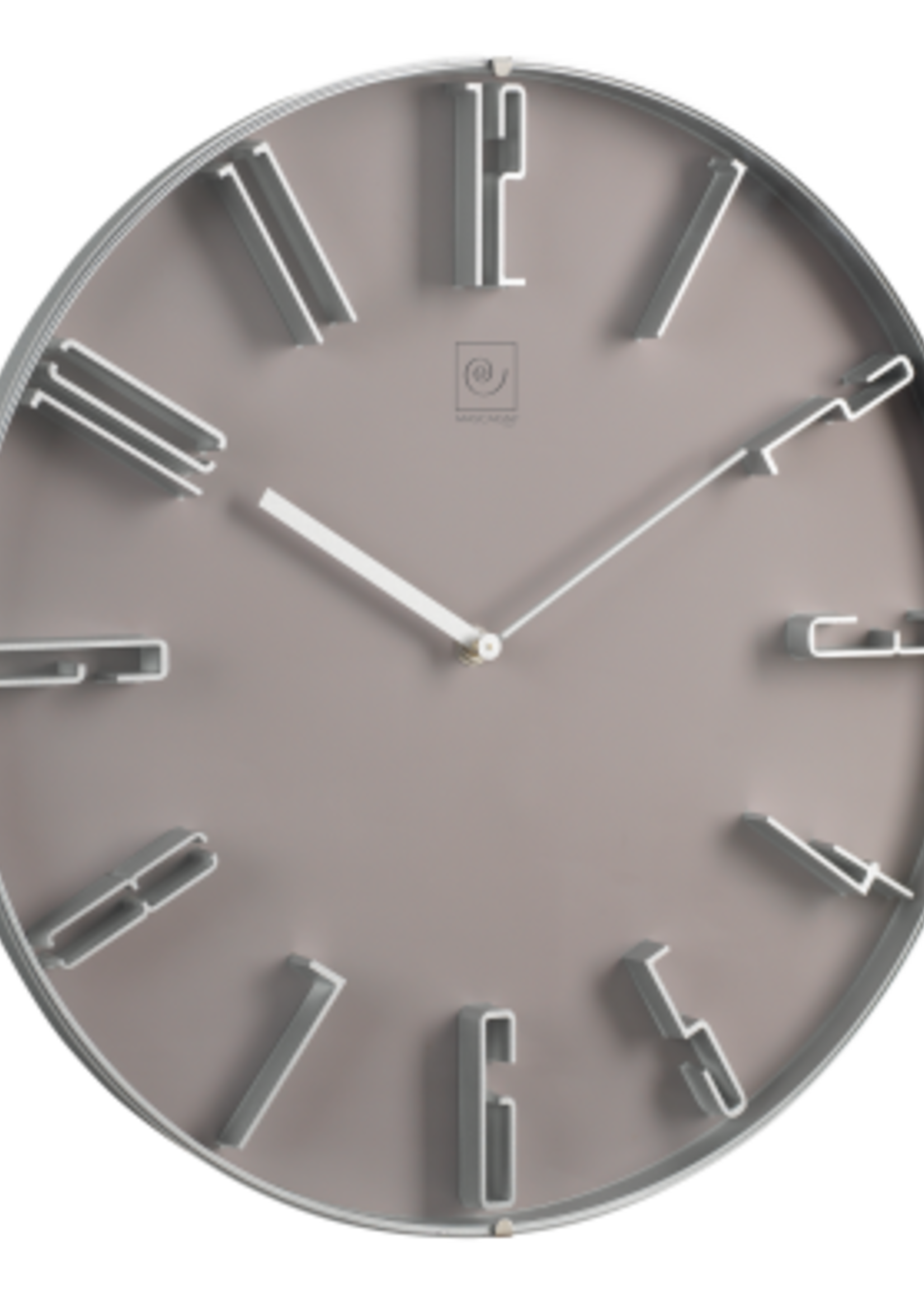 Mascagni CLOCK DIAM.40 - COL. DOVE GRAY