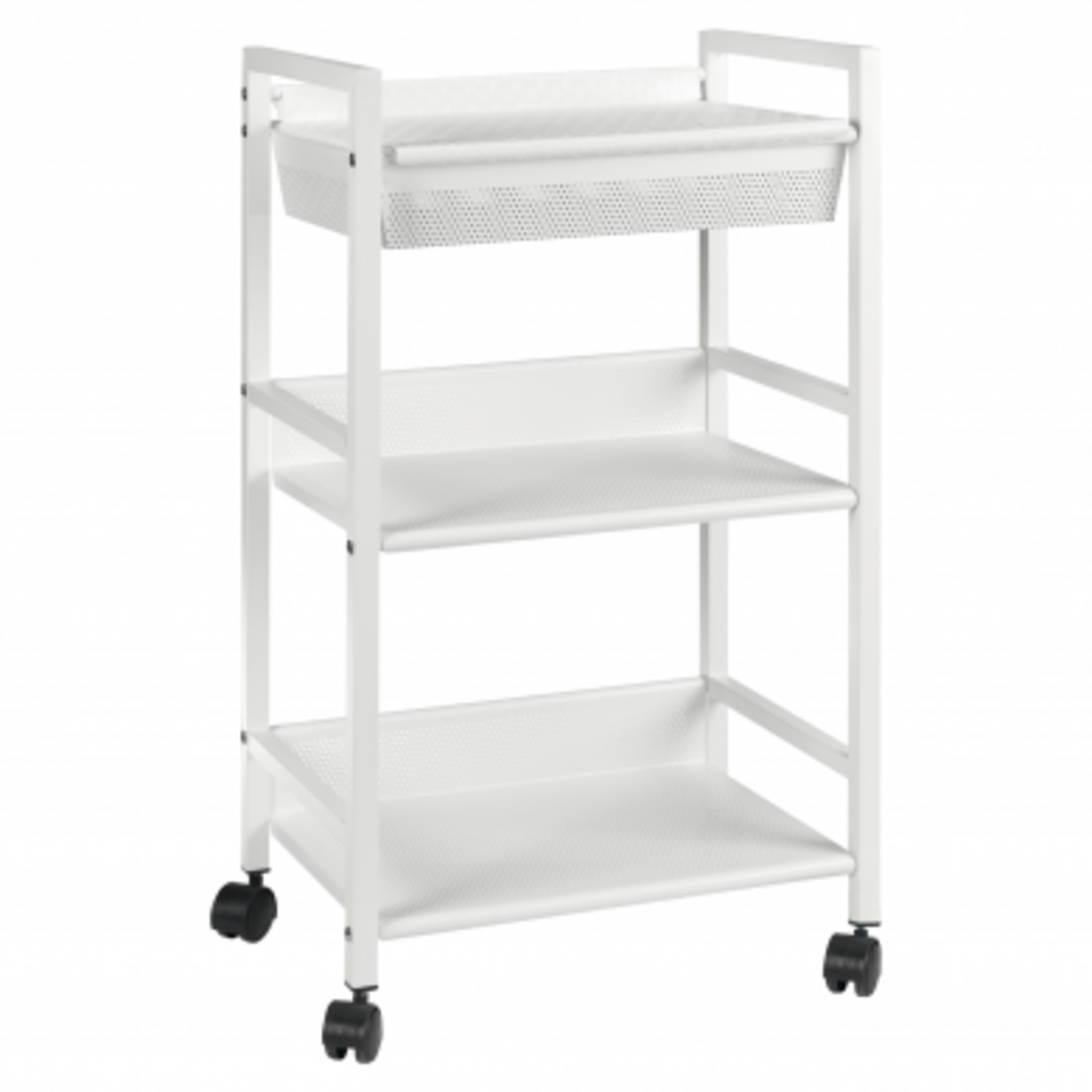 Mascagni CART WITH WHEELS COL.WHITE