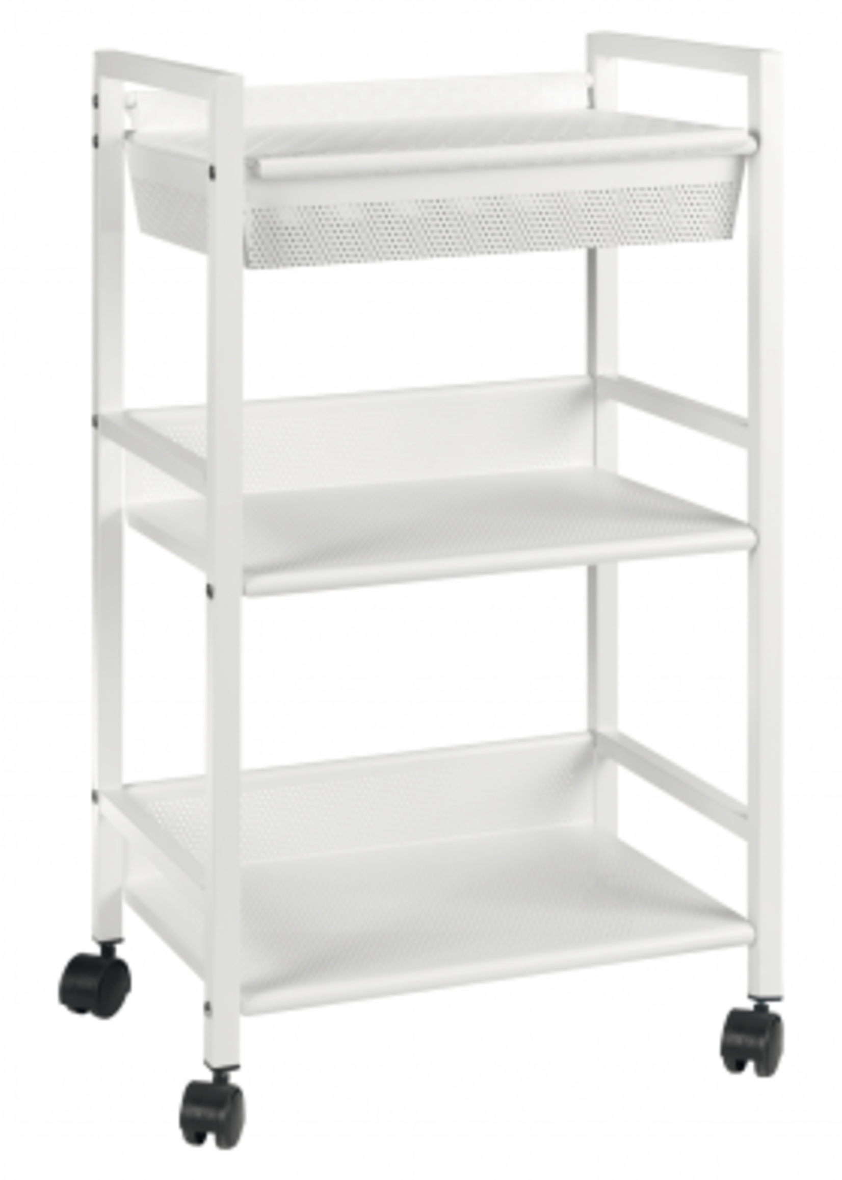 Mascagni CART WITH WHEELS COL.WHITE