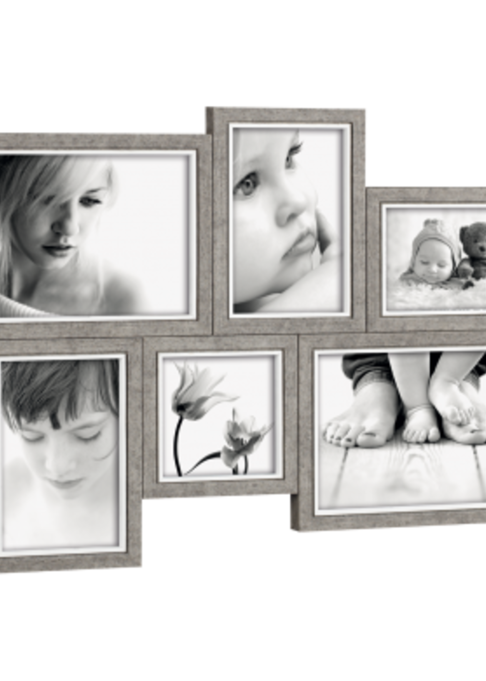 Mascagni MULTIPLE FRAME 6 PHOTO - COL.GREY
