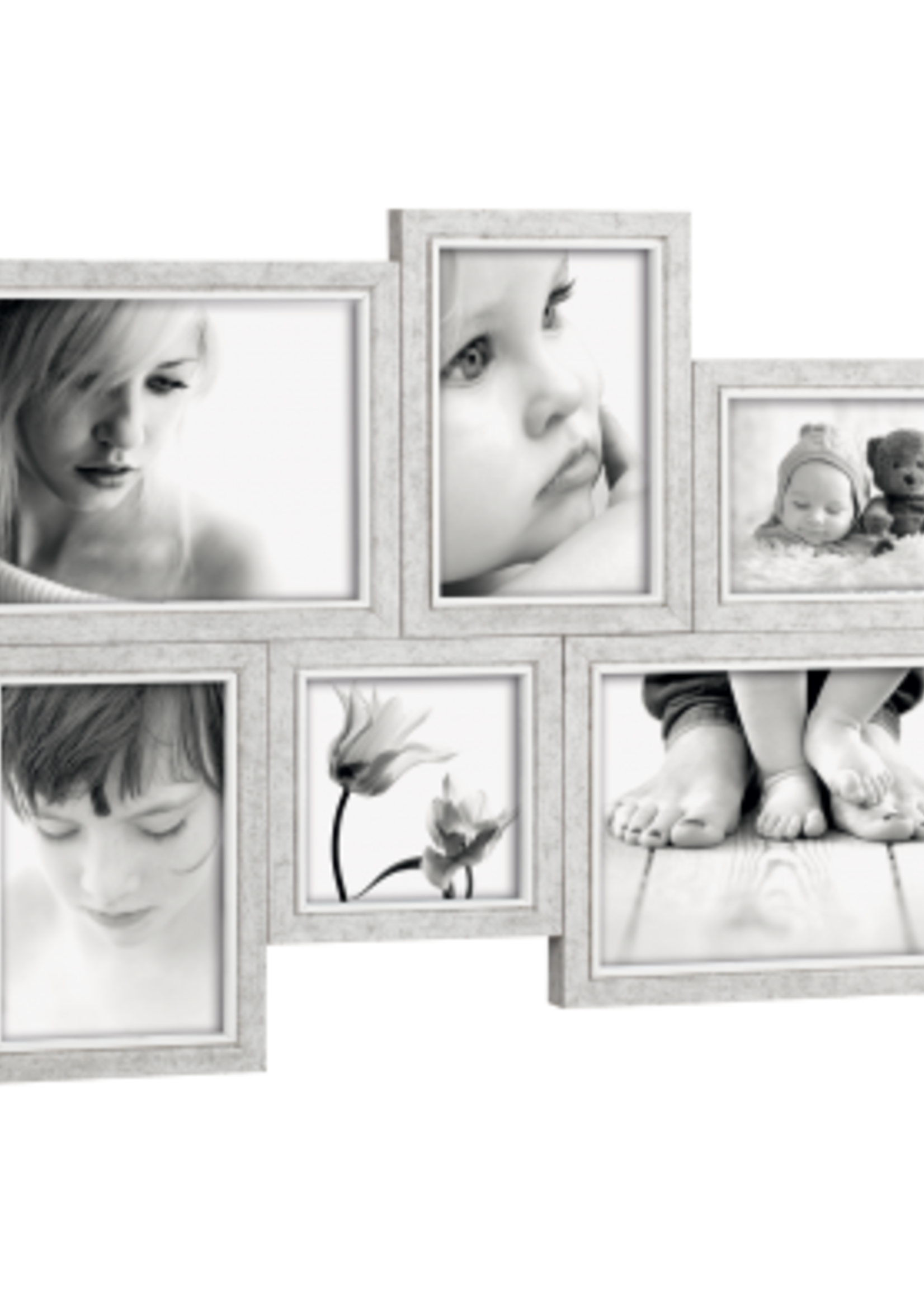 Mascagni MULTIPLE FRAME 6 PHOTO - COL.GREY