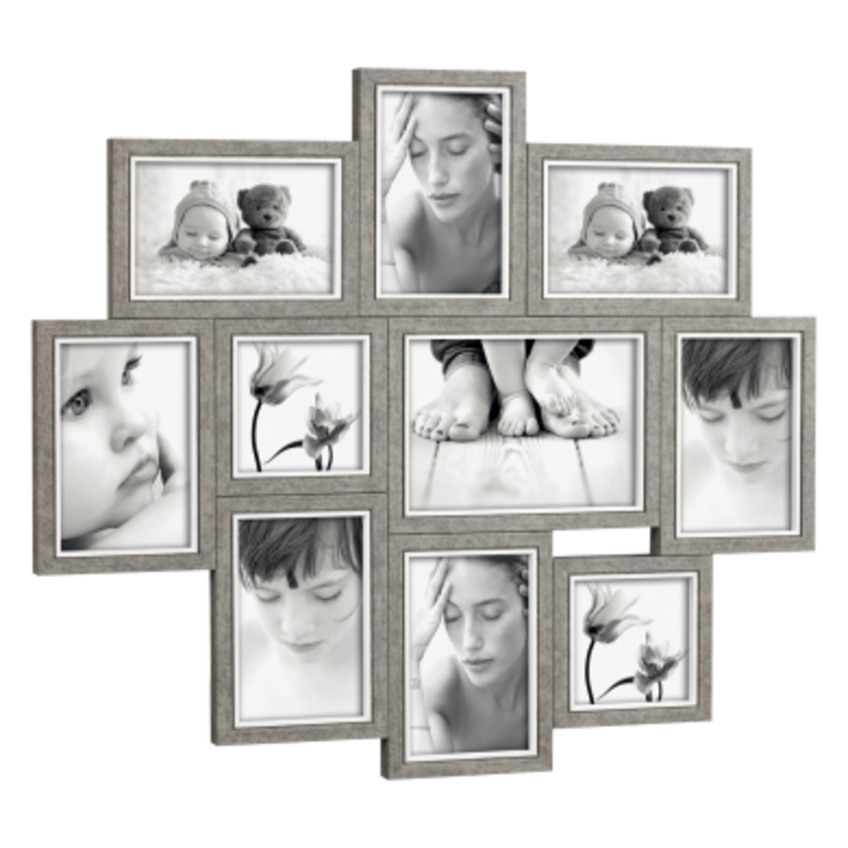 Mascagni MULTIPLE FRAME 10 PHOTOS - COL.GREY