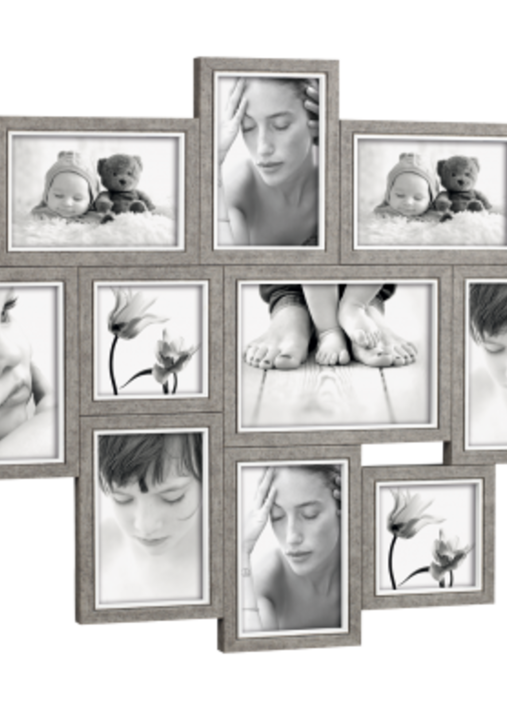 Mascagni MULTIPLE FRAME 10 PHOTOS - COL.GREY