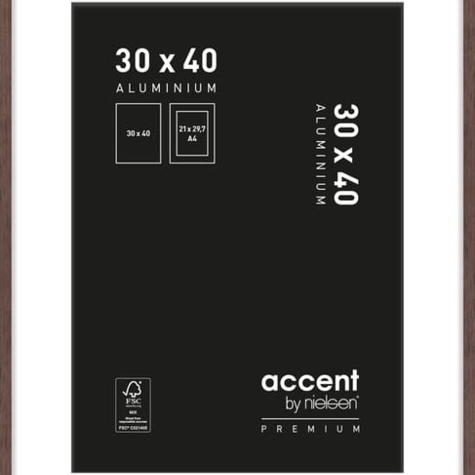 Nielsen aluminium wissellijst & passe-partout