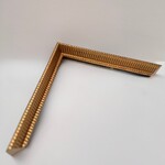 Maatwerk Cannelure smal goud